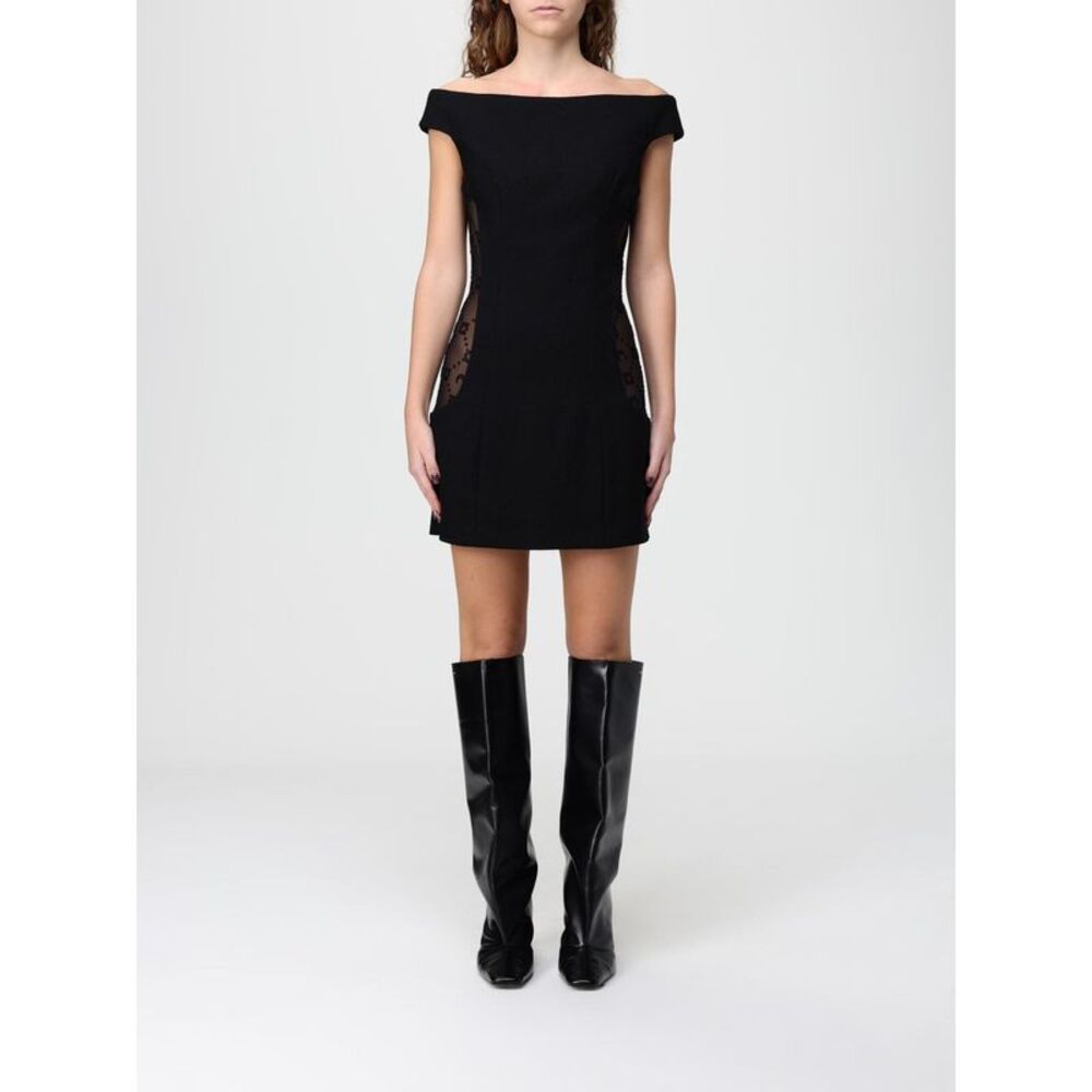 Marine Serre Dress Woman Black